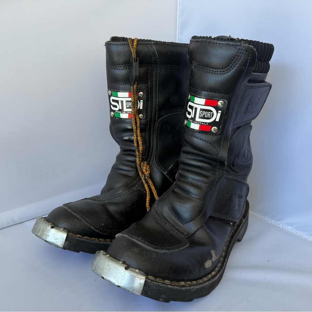 Sidi Black Motorcycle Boots